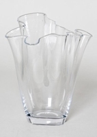 Waaier vaas van glas 27 cm