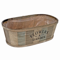 Schaal Flowers &amp; Garden hout