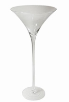 Martiniglas konisch op voet 50 cm hoog