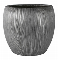 Bloempot Twist silver in meerdere afmetingen