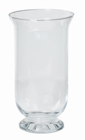 Windlicht glas transparant glas &Oslash; 22 cm 
