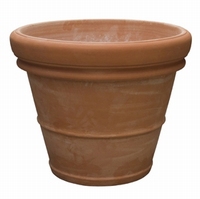 Terracotta plantenbak Doppio Bordo handgemaakt &Oslash; 67 cm