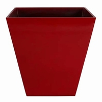 Bloempot Ella glossy red hoekig Art en Vogue in 2 afmetingen