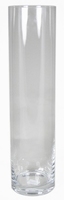Cilinder vaas glas &Oslash; 13 cm met een hoogte van 60 cm
