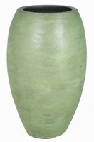 Keramieken vaas Palma oud groen 35 cm