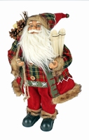 Kerstman met een hoogte van 45 cm in drie uitvoeringen