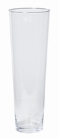 Cilinder vaas glas konisch &Oslash; 17 cm en hoogte 50 cm