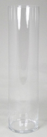 Cilinder vaas glas &Oslash; 15 cm met een hoogte van 60 cm