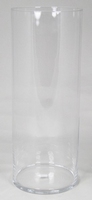 Cilinder vaas glas &Oslash; 19 cm met een hoogte van 50 cm