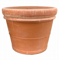 Terracotta plantenbak Doppio Bordo antiek &Oslash; 76 cm