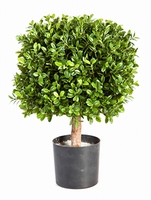 Kunstplant Buxus vierkant 45 cm op stam