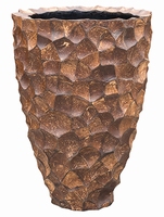 Plantenbak Tunda Shell Mother of Pearl coconut L