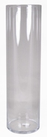 Cilinder vaas glas &Oslash; 21 cm met een hoogte van 70 cm