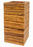 Rattanplanter Kubis High Naturel 77 cm