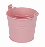 Zinken emmertje roze glans &Oslash; 10,3 cm