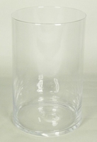 Cilinder vaas glas &Oslash; 19 cm met een hoogte van 30 cm
