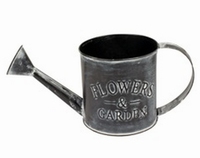 Zinken gieter Flowers and Garden antiek