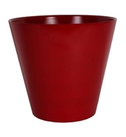 Bloempot Claire glossy red rond Art en Vogue