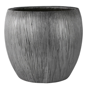 Bloempot Twist silver in meerdere afmetingen