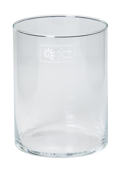 Cilinder vaas glas &Oslash; 11 cm smal in 3 hoogtes