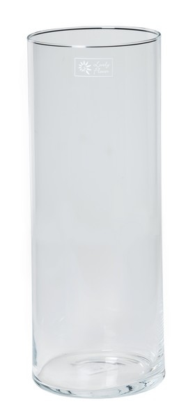 Cilinder vaas glas &Oslash; 15 cm met een hoogte van 40 cm