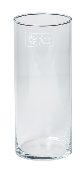 Cilinder vaas glas &Oslash; 8,5 cm smal in 3 hoogtes
