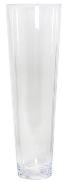 Cilinder vaas glas konisch &Oslash; 18 cm en hoogte 60 cm