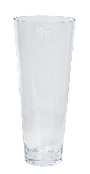 Cilinder vaas konisch &Oslash; 18 cm met een hoogte van 43 cm