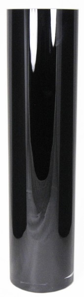 Cilinder vaas zwart glas &Oslash; 15 cm 60 cm hoog