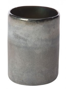 Cilinder van glas Astorp inkt blauw heavy glas