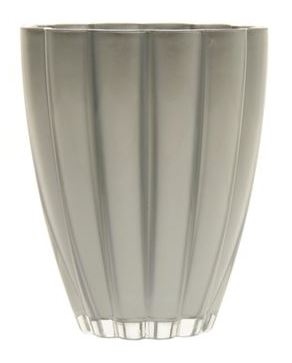 Glaspot Bloom zilver