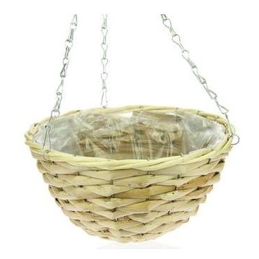 Hanging basket corn leaf naturel 35 cm