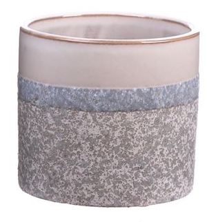 Keramieken bloempot Tobias beige