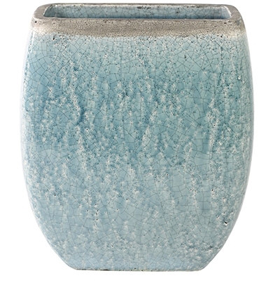 Keramieken planter Tijn light blue