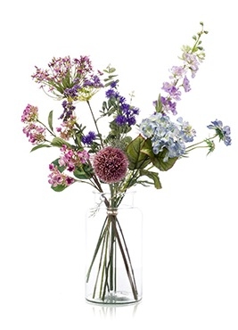 Kuntsbloemen boeket XL Power of Pastels 90 cm