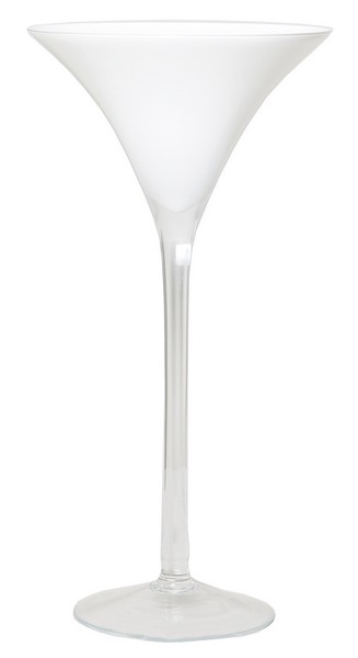 Martini glas Sigma wit 50 cm