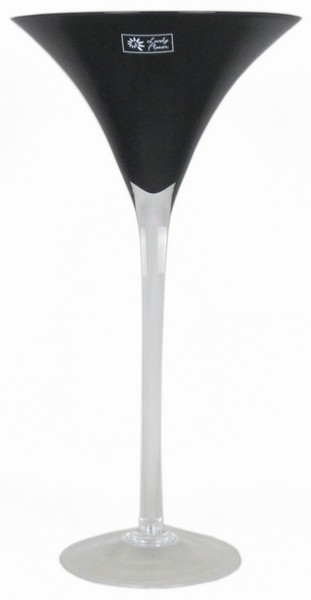 Martini glas Sigma zwart 70 cm
