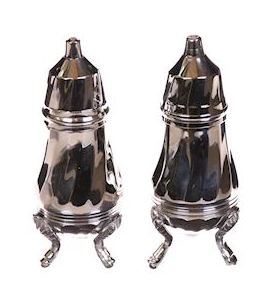 Peper en zout stel Fosses nikkel metal glamour MAR10