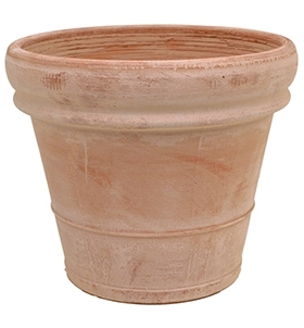 Terracotta plantenbak Doppio Bordo antiek &Oslash; 45 cm