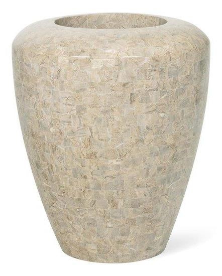 Vaas Geo cappuccino marble 70 cm