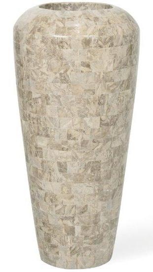 Vaas Geo cappuccino marble