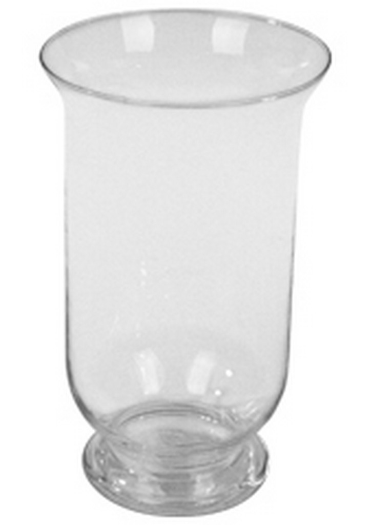 Windlicht glas transparant glas &Oslash; 15 cm 