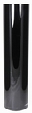 Cilinder vaas zwart glas Ø 15 cm 60 cm hoog