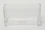 Accuschaal laag konisch langwerpig 20 cm heavy glas
