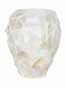 Bloempot Shell Mother of Pearl wit
