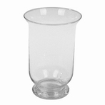 Windlicht glas transparant glas Ø 15 cm 