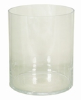 Cilinder vaas heavy glas Ø 28 cm met een hoogte van 37 cm