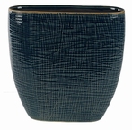 Keramieken planter Lotte denim blue in 2 afmetingen