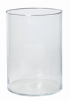 Cilinder vaas glas Ø 24,5 cm met een hoogte van 35 cm