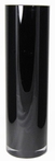 Cilinder vaas zwart glas Ø 15 cm 50 cm hoog